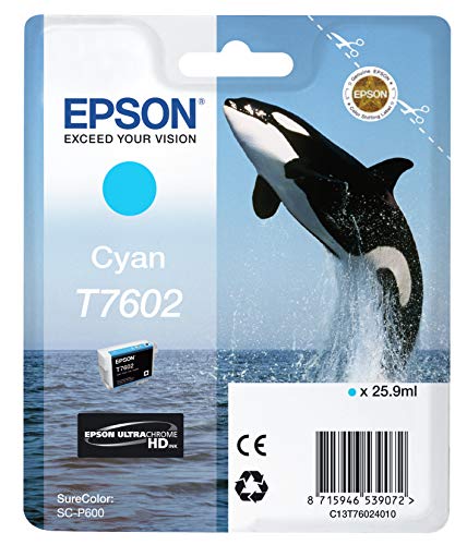 Epson C13T76024010, Tintenpatronen, 26 ml, cyan von Epson