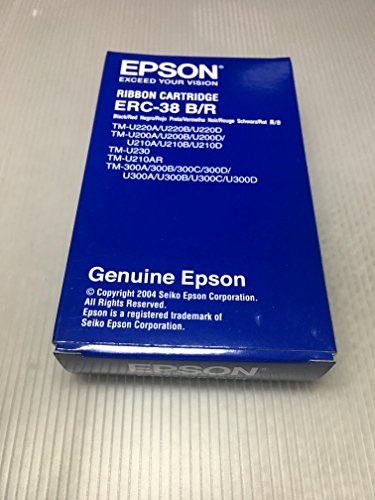 Epson ERC-38 Farbband für TM300, rot/schwarz von Epson