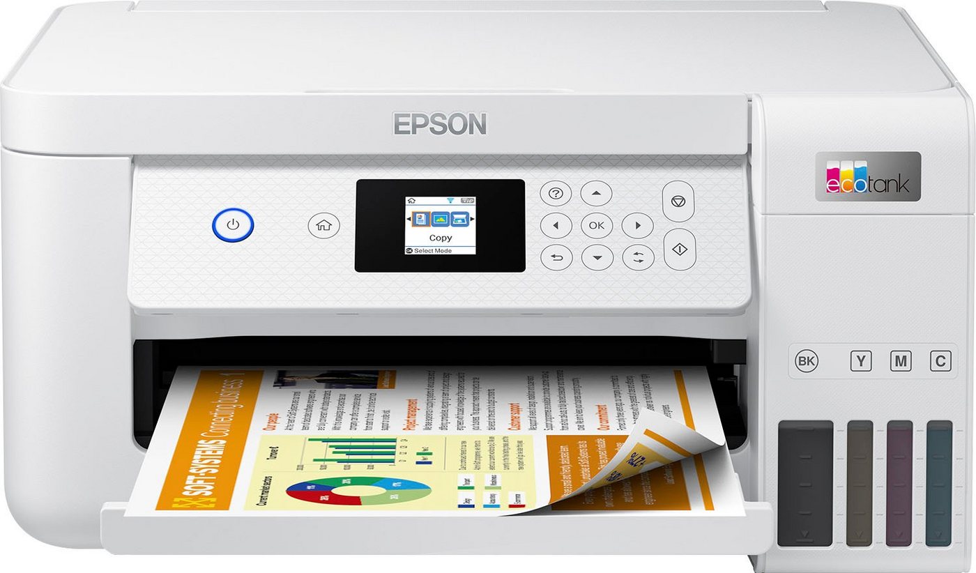 Epson EcoTank ET-2856 Tintenstrahldrucker, (WLAN (Wi-Fi), Wi-Fi Direct) von Epson