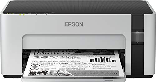Epson EcoTank ET-M1120 nachfüllbarer Schwarzweißdrucker (Singlefunction, DIN A4, Wi-Fi, USB 2.0) großer Tintenbehälter, hohe Reichweite, niedrige Seitenkosten von Epson
