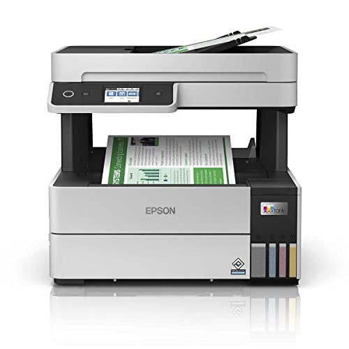 Epson EcoTank L6490 Wi-Fi + Scanner + Kopierer + Faxfarbener Multifunktions-Tintenstrahldrucker mit Tank von Epson