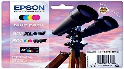 Epson Multipack 4-Colours 502 XL Black/STD. CMY Epson Multipack 4-Colours 502 XL Black/STD. CMY von Epson