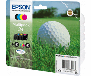 Epson Original - 4er-Pack Tinte 34 B/C/M/Y von Epson