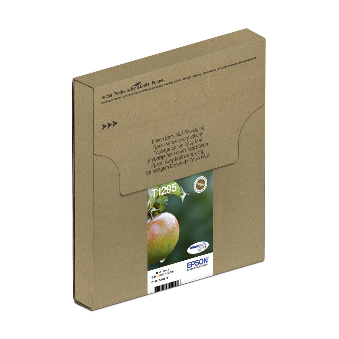 Epson Original Easy Mail Packing T129 Apfel Druckerpatronen 4er Multipack BK/... von Epson