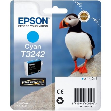 Epson Original - Tinte T3242 cyan -  C13T32424010 von Epson