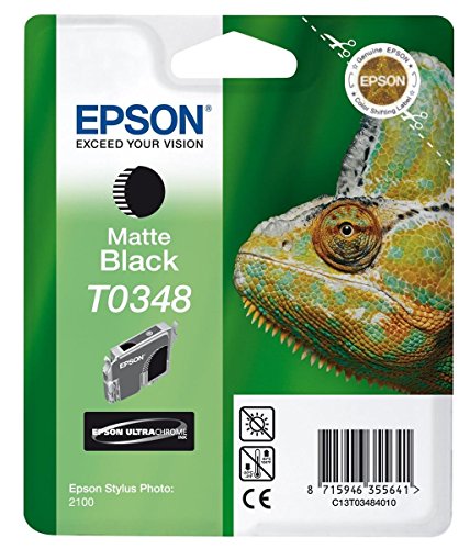 Epson T0348 Tintenpatrone Chamäleon, Singlepack, matt schwarz von Epson