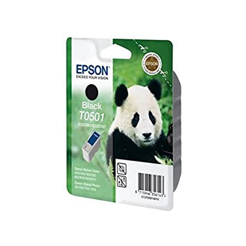 Epson T0501 Tintenpatrone Panda, Singlepack, schwarz von Epson