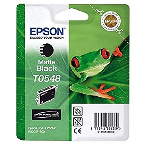 Epson T0548 Tintenpatrone Frosch, Singlepack matt schwarz, 13 ml von Epson