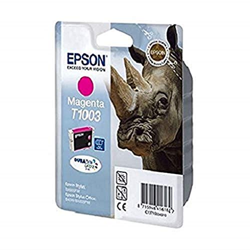 Epson T1003 Nashorn, wisch- und wasserfeste Tinte (Singlepack) magenta von Epson