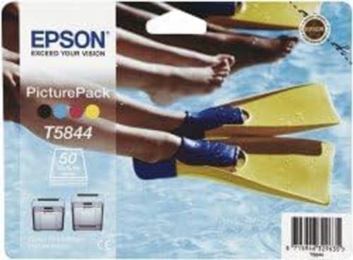 Epson T5844 Tintenpatrone Flossen, Multipack, 4-farbig von Epson