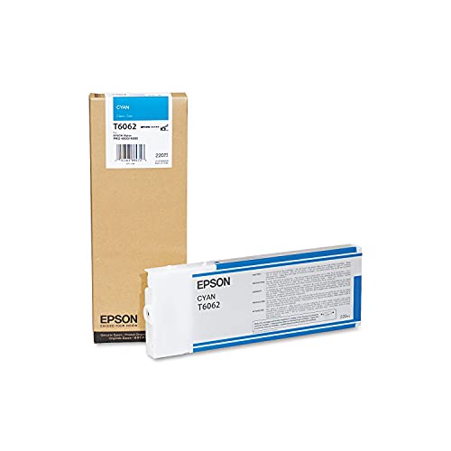 Epson T6062 Tintenpatrone, Singlepack, cyan, 220 ml von Epson