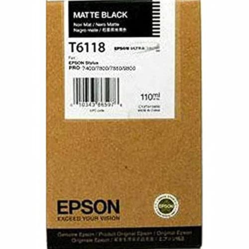 Epson T6118 Tintenpatrone, Singlepack, matt schwarz von Epson