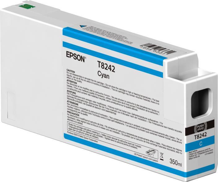 Epson T8242 - 350 ml - Cyan - original - Tintenpatrone - f�r SureColor SC-P7000V, SC-P9000V (C13T54X200) von Epson