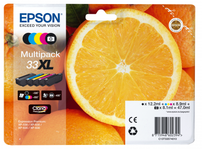 Epson Tinte Multipack 5-Farben 33XL T3357 von Epson