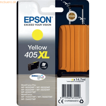 Epson Tinte Original Epson 405XL gelb von Epson