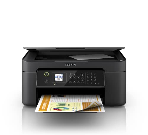 Epson Workforce WF-2820DWF 4-in1 Tinten-Multifunktionsgerät (Druck, Scan, Kopie, Fax, WiFi, Duplex, Einzelpatronen, DIN A4), inkl. 4 Monate ReadyPrint Flex Tintentarif von Epson