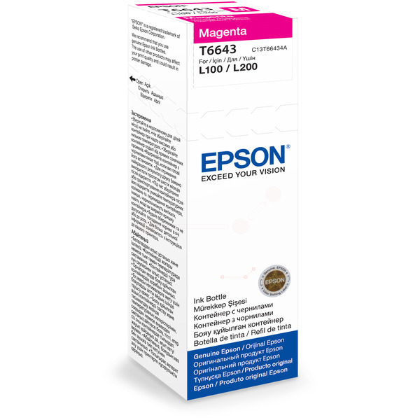 Original Epson C13T66434A / T6643 Tintenflasche magenta von Epson