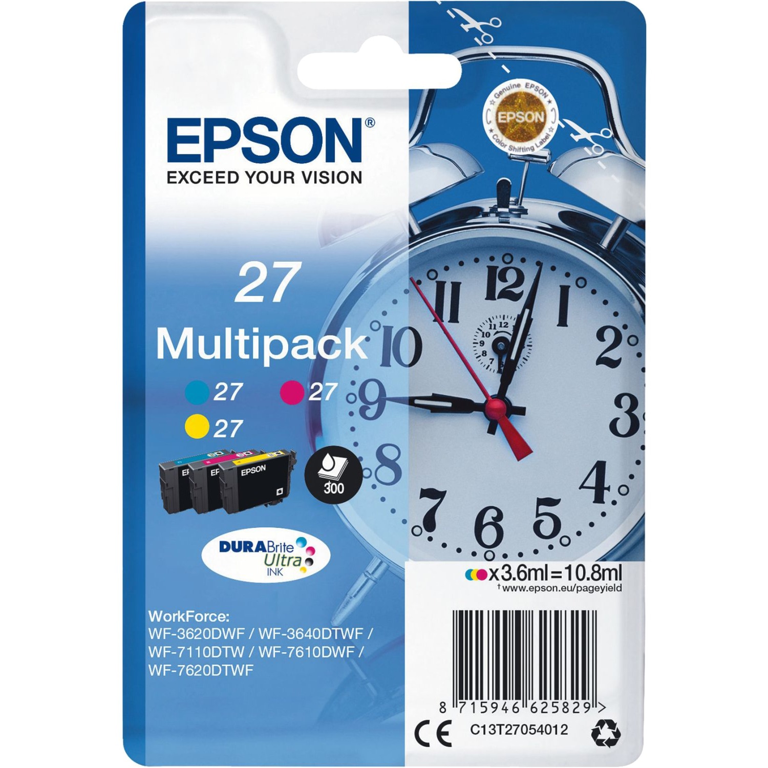 Tinte Mulitpack 27 (C13T27054012) von Epson