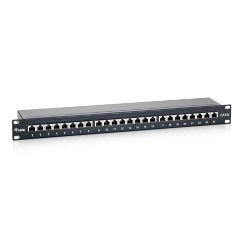 Equip 24-Port Cat.6 Shielded Patch Panel – Anschlussbuchsen von Equip