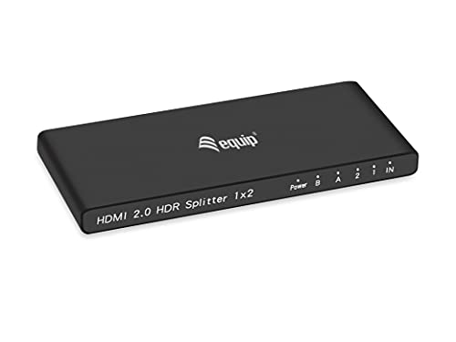 Equip 332716 Ultra-Slim 2-Port HDMI 2.0 Splitter/HDMI Splitter 2.0 2 Port Ultra Slim 4K/60Hz/ schwarz Equip 332716 Ultra-Slim 2-Port HDMI 2.0 Splitter/HDMI Splitter 2.0 2 Port Ultra Slim 4K/60Hz/ schwarz von Equip