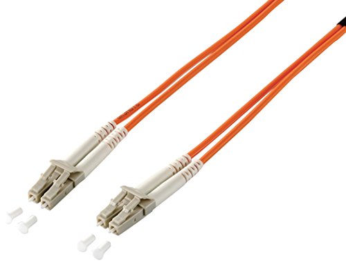 Equip LWL-Patchkabel-Glasfaserkabel LC->LC 62.5/125mμ 20.00m Multimode Duplex Orange Polybeutel von Equip