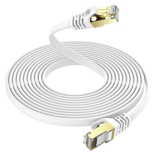 Ercielook Lan Kabel 25meter CAT7 - High Speed 10Gbps Netzwerkkabel für PS5/4 Router Modem TV Switch Laptop von Ercielook