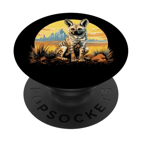 Erdwölfe Erdwolf PopSockets Klebender PopGrip von Erdwölfe Erdwolf Geschenk Shop