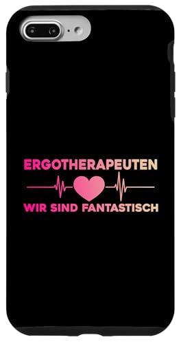 Hülle für iPhone 7 Plus/8 Plus Ergotherapie Damen Herzschlag Frauen Ergotherapeutin Herz von Ergotherapie Geschenke für Ausbildung & Beruf