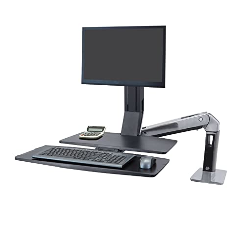 Ergotron 24-317-026 WorkFit-A Ständer für Monitor, Schwarz von Ergotron