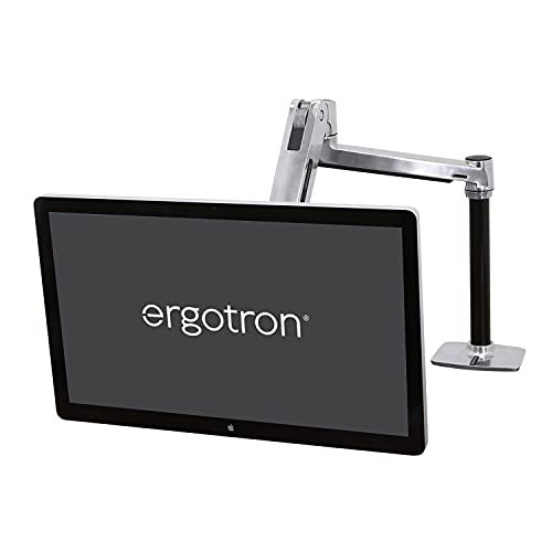 LX HD Steh-Sitz Monitor Arm - Tischhalterung für Monitore bis 13.6kg von Ergotron