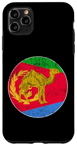 Hülle für iPhone 11 Pro Max Liebe Eritrea mit eritreischer Flagge in einem Kreis von Eritrea Teez