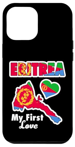 Hülle für iPhone 15 Plus Eritrea My First Love Love Eritrea mit eritreischer Flagge Karte von Eritrea Teez