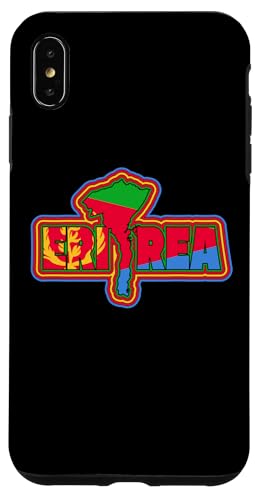 Hülle für iPhone XS Max Liebe Eritrea mit Eritrea-Flagge in Eritrea Karte von Eritrea Teez