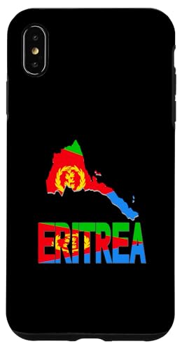 Hülle für iPhone XS Max Liebe Eritrea mit eritreischer Flagge in Eritrea Karte von Eritrea Teez