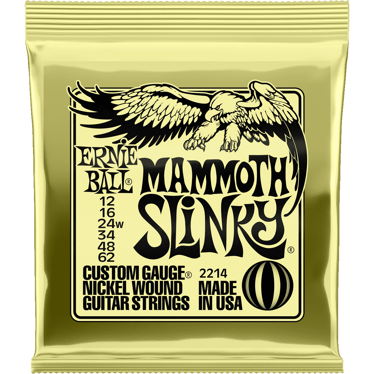 Ernie Ball 2214 Mammoth Slinky .012 - .062 Electric Guitar Strings von Ernie Ball