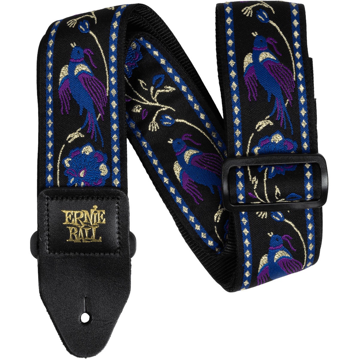 Ernie Ball Classic Jacquard Strap 5371 Purple Pleasant Pheasant gitaarband von Ernie Ball