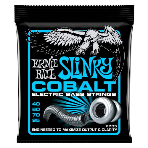 Ernie Ball Extra Slinky Cobalt E-Bass-Saiten, Stärke 40–95 von Ernie Ball