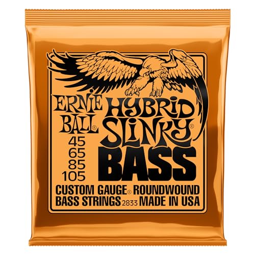 Ernie Ball Hybrid Slinky Nickel Wound E-Bass-Saiten, Stärke 45-105 von Ernie Ball
