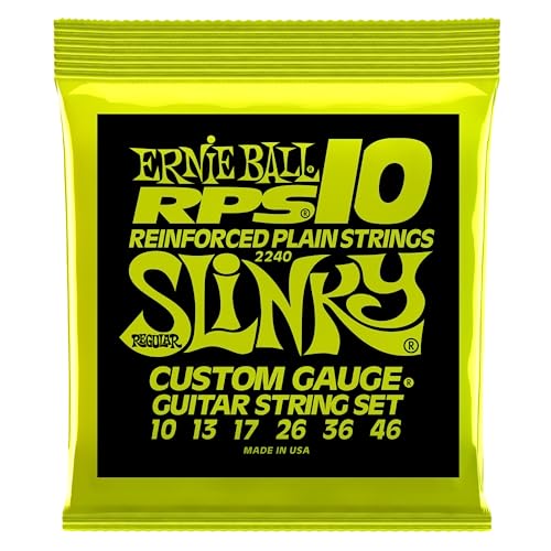 Ernie Ball Regular Slinky RPS Nickel Wound E-Gitarrensaiten, Stärke 10-46 von Ernie Ball