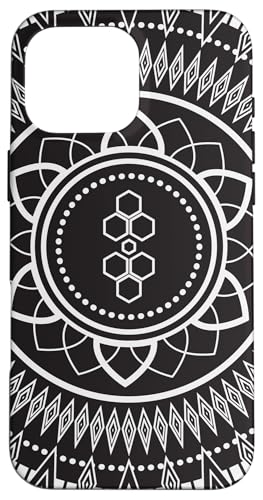 Heilige Geometrie Mandala Hexagon Geometrie Hülle für iPhone 16 Pro Max von Esoteric Empyre