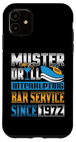 Hülle für iPhone 11 Muster Drill Shirt Interrupting Bar Service Cruise T-Shirt von Essential Cruise Designs