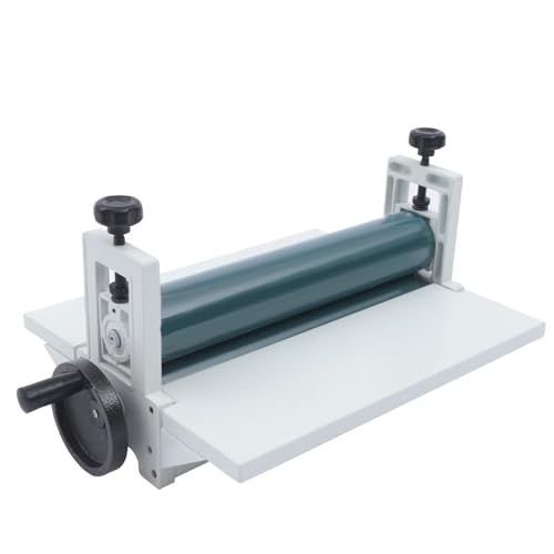 14 Zoll Kaltlaminiergerät 350mm Manuell Rollenlaminator Kalte Roll Kaltlaminator Profi Laminiermaschinen für Fotofilm Buchcovern Werbe Malen von Estabeter