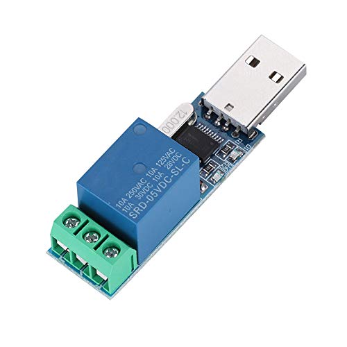 LCUS-1 USB-Relaismodul, intelligentes USB-Schalter-Steuermodul, integrierter Hochleistungs-Mikrocontroller-Chip mit Überstrom- und Relaisdioden-Freilaufschutz von Estink