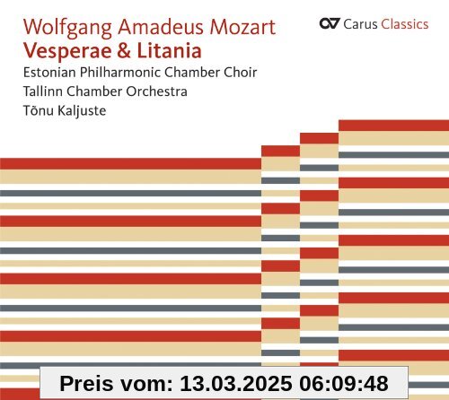 Mozart: Vesperae & Litania von Estonian Philharmonic Chamber Choir