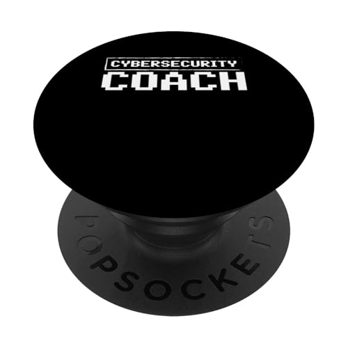 Cyber Security Coach PopSockets Klebender PopGrip von Etischer Hacker Computersicherheit Design