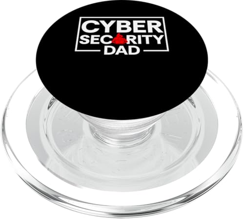 Cyber Security Dad Fathers Day PopSockets PopGrip für MagSafe von Etischer Hacker Computersicherheit Design