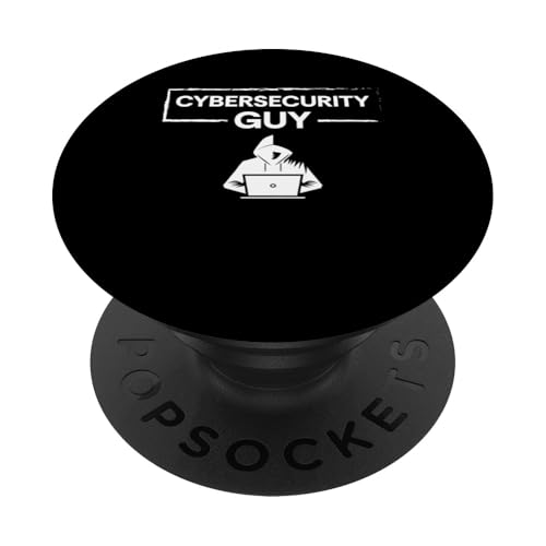 Cyber Security Guy PopSockets Klebender PopGrip von Etischer Hacker Computersicherheit Design