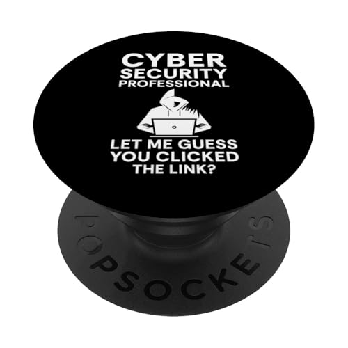 Cyber Security Professional Let Me Guess You Clicked PopSockets Klebender PopGrip von Etischer Hacker Computersicherheit Design