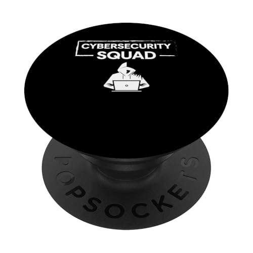 Cyber Security Squad PopSockets Klebender PopGrip von Etischer Hacker Computersicherheit Design