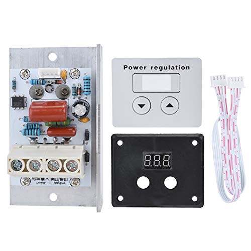 10000W SCR Digitaler Spannungsregler Regler Drehzahlregelung Dimmer Thermostat AC 220V 80A Spannungsstabilisator von Eujgoov